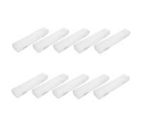 Mikinona 10 Piezas Caja Transparente para Cepillos de Dientes Estuche Portátil con Gancho para Viaje Almacenamiento Sellado para Pasta Dental Organización para Baño Escuela y Exteriores