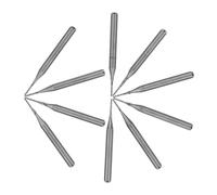 Mikinona 10 Piezas Fresas de Tungsteno para Cnc Mango Fresas de y Taladro para Pcb Madera y Plástico Alta Precisión y Resistente Desgaste