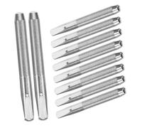 Mikinona 10 piezas Kit Clavijas de Afinación para Piano Herramienta Ergonómica para Ajuste Preciso y Reparación Profesional de Cuerdas Accesorio Esencial para Mantenimiento y Optimización
