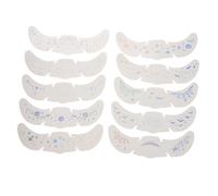 Mikinona 10 Piezas Pegatinas de Autoadhesivas para Halloween Tatuajes Faciales Temporales Realistas para Maquillaje de Festival y Disfraces Decoraciones Faciales