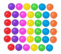 Mikinona 100 Piezas Bolas Plásticas Redondas Oceánicas para Juguetes de Piscina y Fiesta Coloridas Educativo de Coordinación Manual