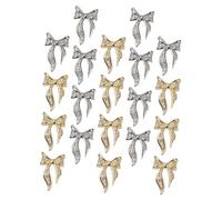 Mikinona 100piezas Decoraciones Uñas Niña Lazo Brillantes Adornos Manicura Pegatinas Joyas Nail Art