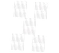 Mikinona 100piezas Mini Cepillos De Maquillaje Para Cejas y Dientes Interdental y Cosmético Herramienta De Relleno Para Pestañas Diseño y Portátil Color Blanco