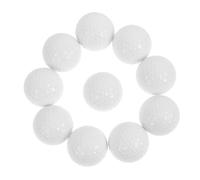 Mikinona 10piezas Balones De Práctica De Golf para Entrenamiento De Bolas De Golf Doble para Practicar Swing Interiores o Exteriores Suministros De Entrenamiento para Golfistas