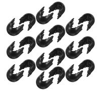 Mikinona 10piezas Conector de Cuerda de Escalada para Mosquetones Pequeños de Plástico Cierres de Conexión para Redes de Escalada al Aire Fijadores de Cuerda para Columpios Gimnasios