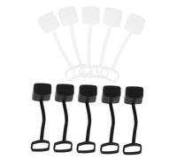 Mikinona 10piezas Fundas De Silicona Para Kazoo Protectoras Transparentes y Negras Duraderas De Cobertura Total Preciso