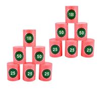 Mikinona 12 Barriles de Tiro Eva Pequeños, Cubo de Entrenamiento Ligero para Dardos, Juego al Aire Libre y Práctica Interior, Accesorios de Juego Portátiles para Arqueros