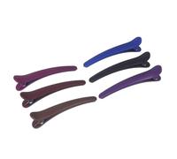 Mikinona 12 piezas para Pelo Mujer Plástico Esmerilado Clips Cocodrilo Grandes Diseño y Ligero para Salón y Uso Diario Sujeción Firme y Comodidad
