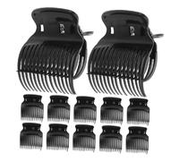 Mikinona 12 Piezas Pinzas Calientes Para De Pelo Clips De Para Y Sección Aptas Para Pequeños Medianos Y Seguro Y Fácil Para Mujeres Y Niñas