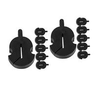 Mikinona 12 Piezas Violín Mudo Silenciar Sordina De Goma Para Violín Robusta Sordina Para Viola Práctica Mudo Silenciador Reemplazo De Instrumentos Musicales Caucho Guitarra Herramienta