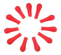 Mikinona 120 Piezas Tapones de Látex para Pipetas Rojas Bulbo Gotero de Laboratorio Resistente Compatible con Pipetas de Vidrio y Tubos de Transferencia para Experimentos Científicos y