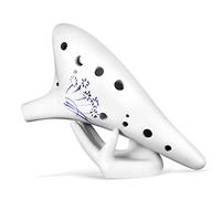 Mikinona 12agujero Ocarina De Tono c Instrumento Para Principiantes Obsequio De Ocarina Flauta Clásica De Cerámica