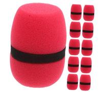 Mikinona 12piezas Fundas De Esponja Para Micrófonos De Mano Resistentes Al Viento y Salpicaduras Para Grabaciones y Transmisiones Ktv