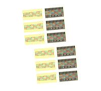 Mikinona 12piezas Pegatinas De Diapasón Para Guitarra De Transparentes y Negras Calcomanías Para Principiantes Prácticas y Resistentes Para Aprender Notas y Teoría Musical