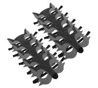 Mikinona 15 Piezas Máscaras de para Máscaras Animales de Tela No Tejida Diseño Rostro con Banda Elástica Reutilizables y Fáciles de Limpiar para Fiestas de Disfraces Halloween y Actuaciones