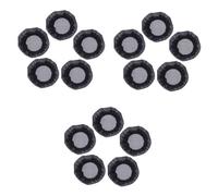 Mikinona 15 Piezas Red De Moño De Pelo De Baile Peluca Neta Redecilla Para El Pelo De Baile Redecillas Invisibles Para El Cabello Para Mujeres Bandas Para El Cabello Moño De Pelo Neto Black