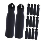 Mikinona 15 Piezas Tapones de Goma para Vertedor de Botellas Antipolvo para Botellas de Licor y Aceite Cubiertas Compatibles con Perfectos para Cocina y