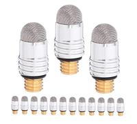 Mikinona 15 Piezas Thread Capacitive Stylus Pen Tips Replacement Conductive Mesh Fiber Nibs For Touch Screen Tablets and Phones Wear-Resistant and Accurate