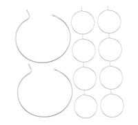 Mikinona 150 Piezas Etiquetas Colgantes para Copas de Vino Anillos Identificadores DIY Resistentes y Metálicos para Fiestas Bodas Sociales