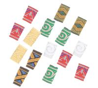 Mikinona 15piezas Anillos Para Trenzas De Tela Colorida Accesorios Cabello Decoración Para Trenzas y Extensiones Uso Diario Mujer y Jóvenes