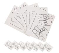 Mikinona 15piezas Tarjeta De Presentación Modelo De Mano Tarjeta De Papel Para Colores De Uñas Tablero Para Exhibir De Uñas y Pequeñas