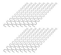 Mikinona 18 Piezas Resortes de Repuesto para Sofá 60 Cm, Kit de 18 Piezas de Muelles de Extensión para Sillones Reclinables, Clips de Resorte Metálicos Resistentes para Reparación y