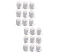 Mikinona 18piezas Botellas De Mano Vacías Gancho Reutilizables Para Viaje y Uso Casa Botellas Prácticas y Flexibles Para Lociones y Champús Diseño Prueba De Fugas