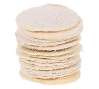 Mikinona 18piezas Esponja De Lufa Natural Para Exfoliación Facial Discos Exfoliantes De Lufa Para Limpieza De Esponjas Faciales Ligeras Para Hombres y Mujeres
