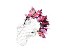Mikinona 1pieza Diadema De Novia Velos De Tocado Elegante Para Bodas y Fiestas Accesorio Fotográfico Para Mujeres