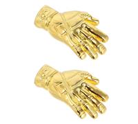 Mikinona 2 Mini Trofeos de Fútbol de Guante Dorado, Figura Deportiva en Miniatura para Premio de Campeón, Recuerdo para Aficionados y Coleccionistas, Decoración para Escritorio o Vitrina