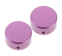 Mikinona 2 Pedales De Efectos De Guitarra Botones Tapas De Pedal Cubiertas De Pedal Aleación De Aluminio