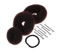Mikinona 2 Piezas 5 1 Dnout Moño Fabricante Moño Clip De Pelo Pinzas Para El Pelo Diademas Clips Para El Pelo Updo Scrunchie Moño Postizo Herramienta Para Hacer Moños Horquillas Donut Moño