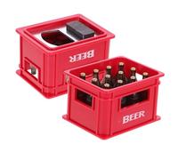 Mikinona 2 Piezas Abreador De Botellas De Caja De Vinos Shape Hablando Cerveza Deber Abrebotellas Con Abridores De Botellas Abrelatas Abrebotellas Divertido Rojo El Plastico