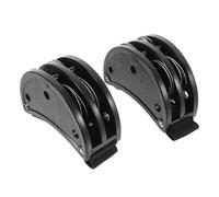 Mikinona 2 Piezas Accesorios De Campana De Pie Criaturas Pandereta Traqueteo Musical Campanas Instrumentos De Percusión Para Pie Pandero De Danza Cristiana Metal Black