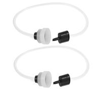 Mikinona 2 Piezas Adaptador Flexible de Tubo de Vacío para Máquina de Envasado al Vacío Accesorio de Sellado para Conservación de Alimentos Cocina