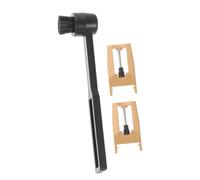 Mikinona 2 Piezas Agujas de Repuesto para Tocadiscos Vinilo con Cepillo Compatibles con Varios Modelos Material Resistente para Sonido y Protección de Discos