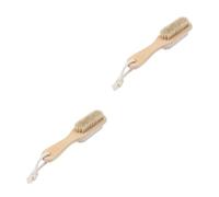 Mikinona 2 Piezas archivo de pedicura removedor de piel muerta del pie raspador de uñas raspador de talones para pies lima de uñas cuidado personal quita durezas removedor de callos Bambú