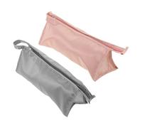 Mikinona 2 Piezas Bolsa de Viaje para Secador y Plancha Compatible con Dyson Estuche Portátil para Herramientas de Peinado Organizador de Accesorios para Viaje y Gimnasio de Rosa y Gris