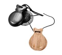 Mikinona 2 Piezas Castañuela españa Instrumentos musicales de Castinettes Instrumentos de percusión para adultos castañuelas de mano castañuelas musicales instrumento de ritmo Madera