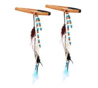 Mikinona 2 Piezas diadema de diadema de moda para accesorios diadema tejida diadema con flecos tocado bohemio diadema trenzada joyas de cabeza bohemia fiesta cosplay diadema