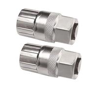 Mikinona 2 Piezas Herramientas Desmontaje Bicicleta Mountain Bike Llave Rotativa Casete Herramienta y Montaje Piñones Agarre Seguro Portátil para Reparaciones