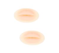 Mikinona 2 Piezas Molde De Labios Práctica De Tatuajes En La Piel Modelo Del Cuerpo Humano Maniquí De Maquillaje Cara a Practicar De Piel Falsa Modelo De Labios Gel De Sílice