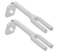 Mikinona 2 Piezas Pinzas para Reparación de Pianos Herramienta de Precisión Forma para Levantar Bobinas y Ajustar Cuerdas Accesorio Resistente para Técnicos y Mantenimiento Musical