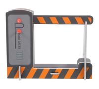 Mikinona 2 Piezas Puerta de Cruce para Accesorios de de Vías de Tren para Aprendizaje y Educativo para Proyectos de Ingeniería y Actividades de Construcción