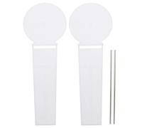 Mikinona 2 Piezas Relojes de Sol Educativos Modelo Científico de Plástico Resistente al Agua para Experimentos Escolares y Estudio Geográfico