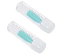 Mikinona 2 Piezas Rgp Lentes Duros Inserter Removedor con Ventosa y Botella Verde Herramienta Portátil Antideslizante para Uso Viaje y Hogar