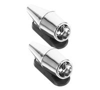 Mikinona 2 piezas Silbato para Ciervos para Vehículos Dispositivo de Advertencia Ultrasónico de Abs Fácil Instalación Parachoques Ahuyentador de Animales para Coches y Motocicletas