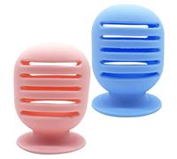 Mikinona 2 Piezas Soporte de Esponja de Maquillaje de Silicona para Viaje de Esponjas para Base Ventilación para Mantener