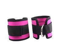 Mikinona 2 piezas Tobilleras Ajustables con D Ring para Ejercicios de Piernas Gimnasio Bandas de Resistencia para Tonificación de Glúteos Color
