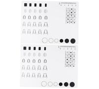 Mikinona 2 Uds Almohadilla De Silicona Suave Para Decoración De Uñas Almohadilla Para Colorear Esmalte De Uñas Estera De Estampado Para Manicura Guía De Pegatinas Para Uñas Estera De